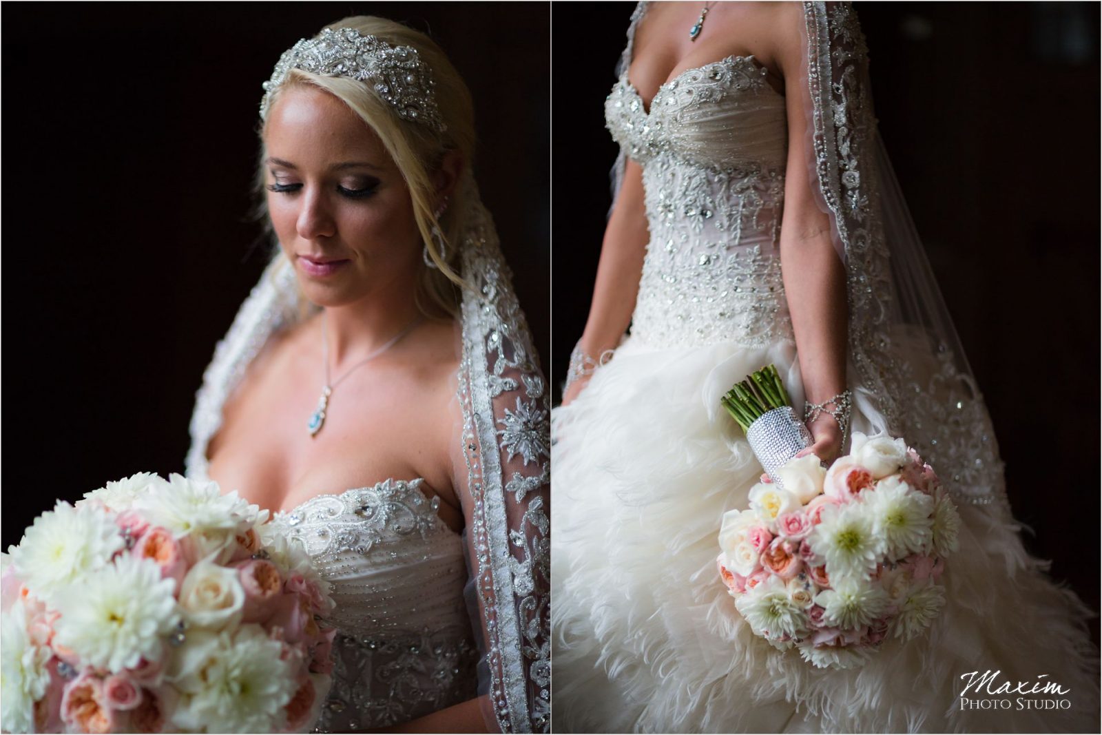 Cincinnati Wedding Photographers Hyde Park United Methodist Church Wedding bride flowers
