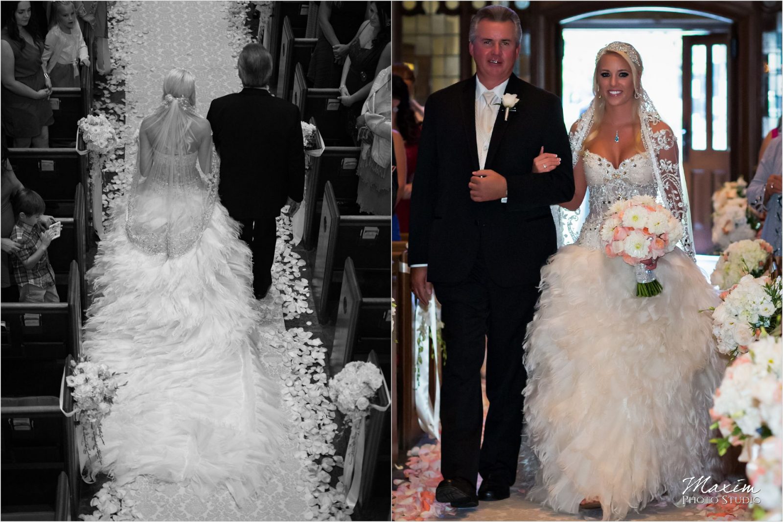 Cincinnati Wedding Photographers Hyde Park United Methodist Church Wedding ceremony