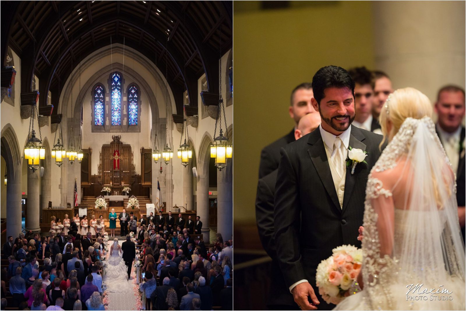 Cincinnati Wedding Photographers Hyde Park United Methodist Church Wedding ceremony