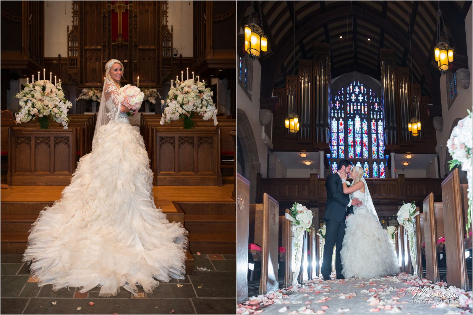 Cincinnati Wedding Photographers Hyde Park United Methodist Church Wedding bride groom portraits