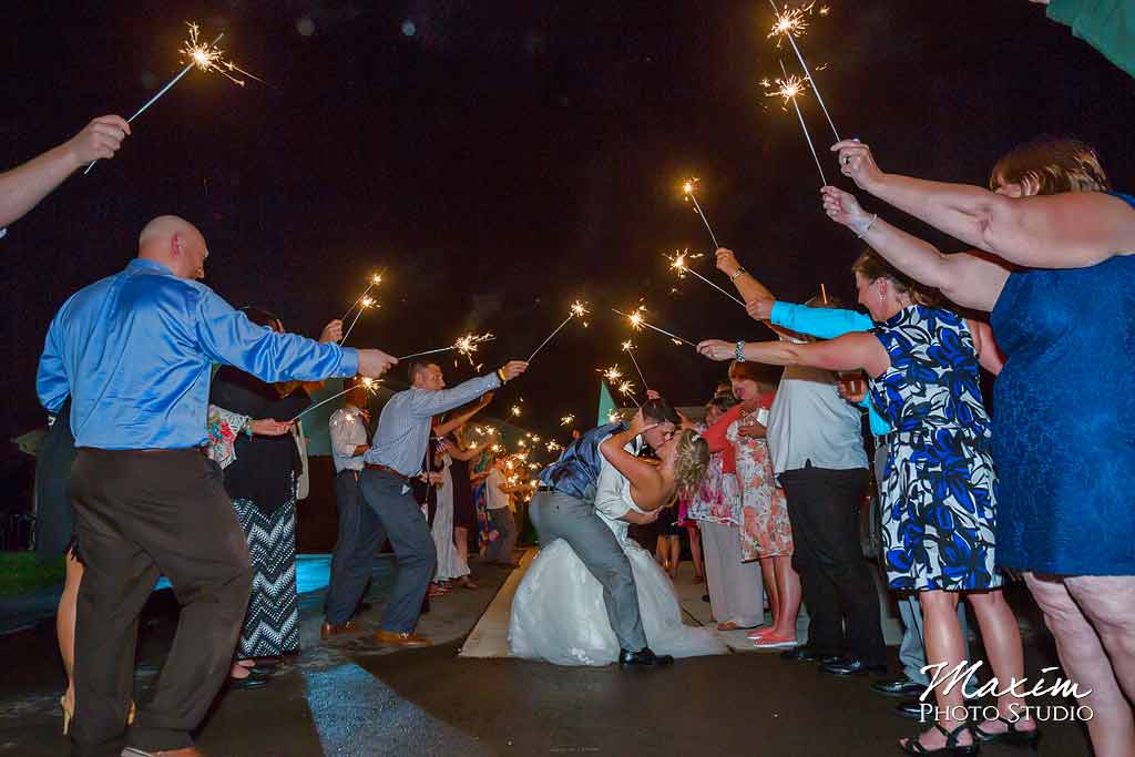 Sparklers exit at Cedar Springs Pavilion