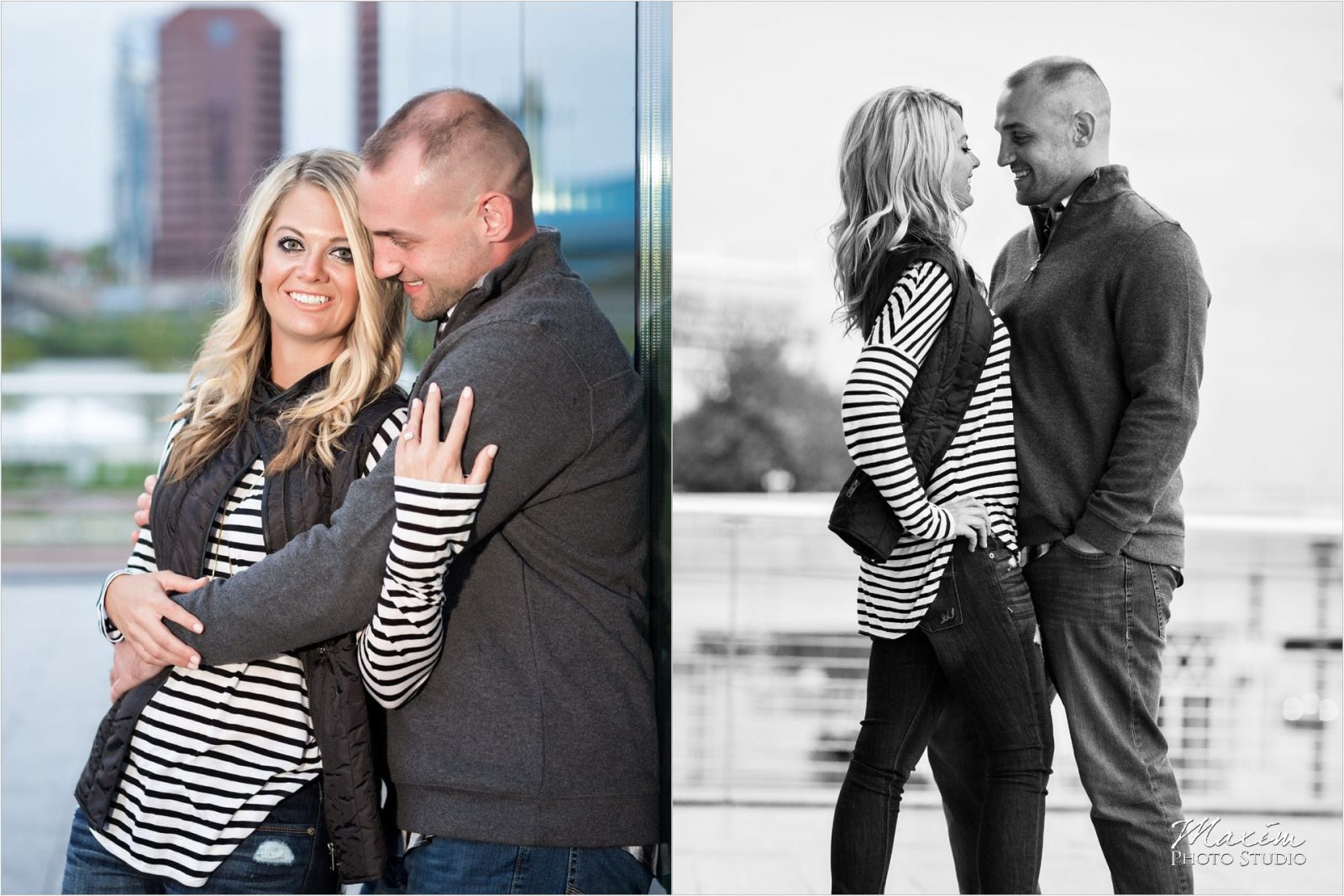 Smale Riverfront Park Cincinnati engagement