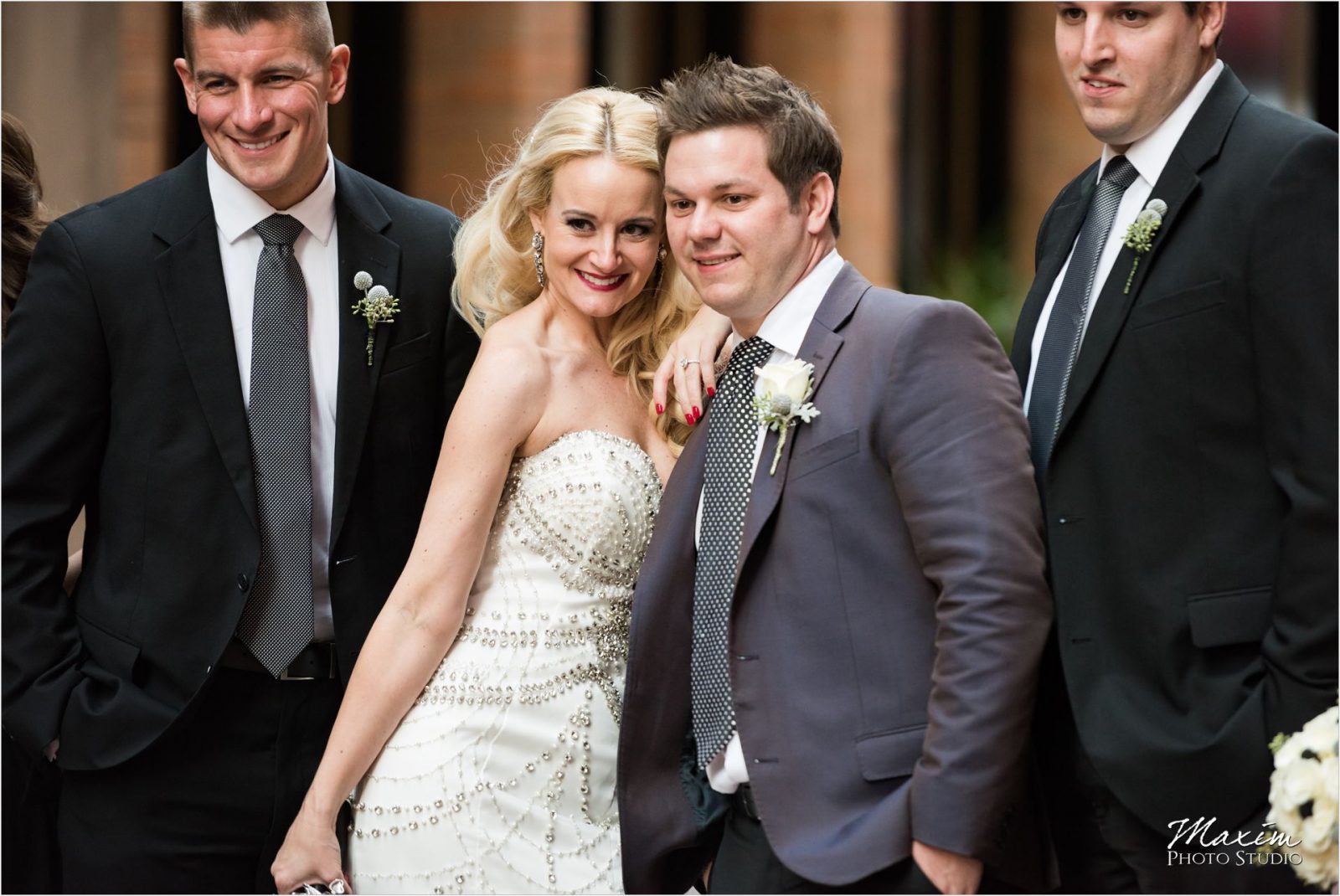 Cincinnati Wedding Photographers Nicholson Alley bride groom portraits
