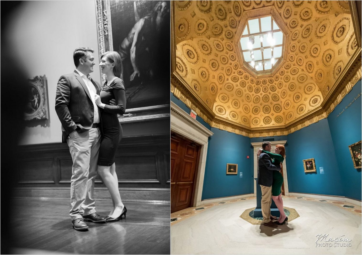 Cincinnati Wedding Photography Art Museum Engagement
