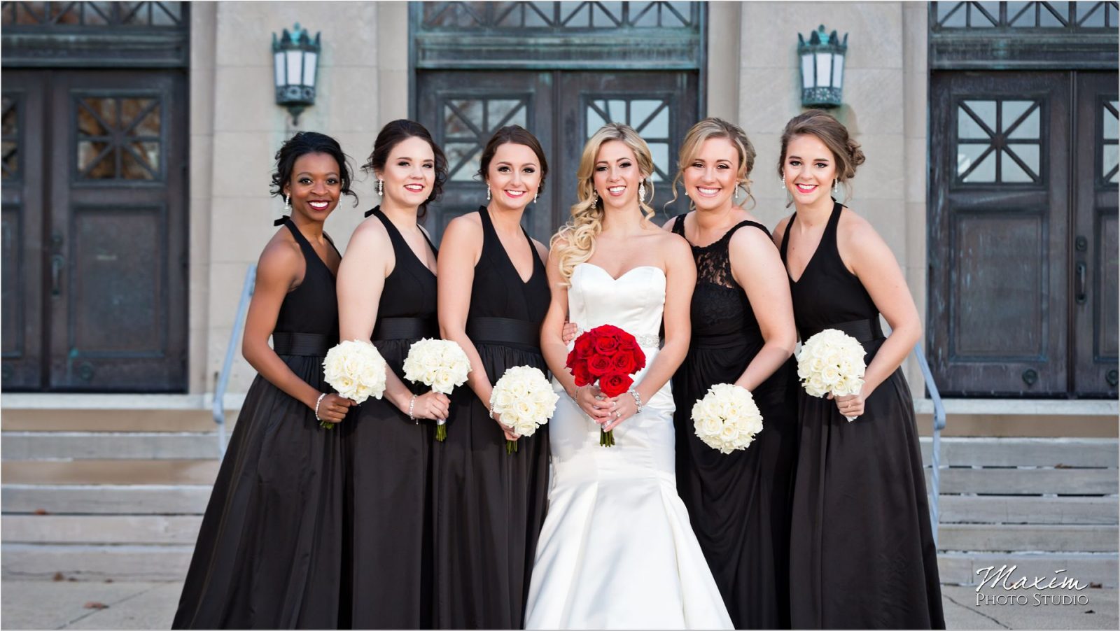 Dayton Masonic Temple Bride portraits