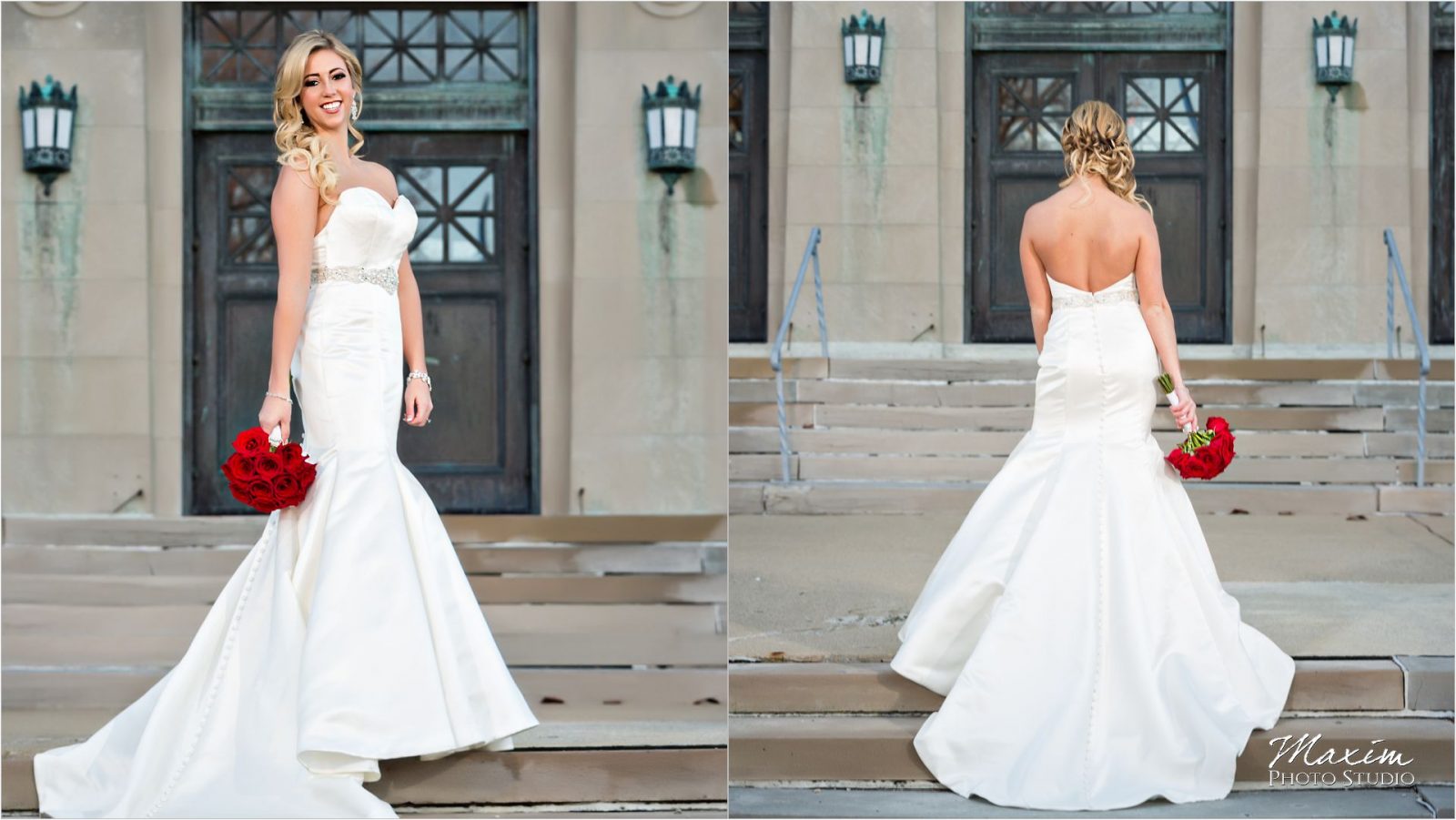 Dayton Masonic Temple Bride portraits