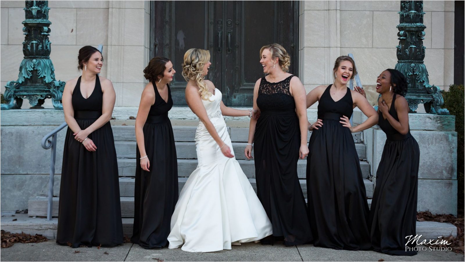 Dayton Masonic Temple Bride portraits