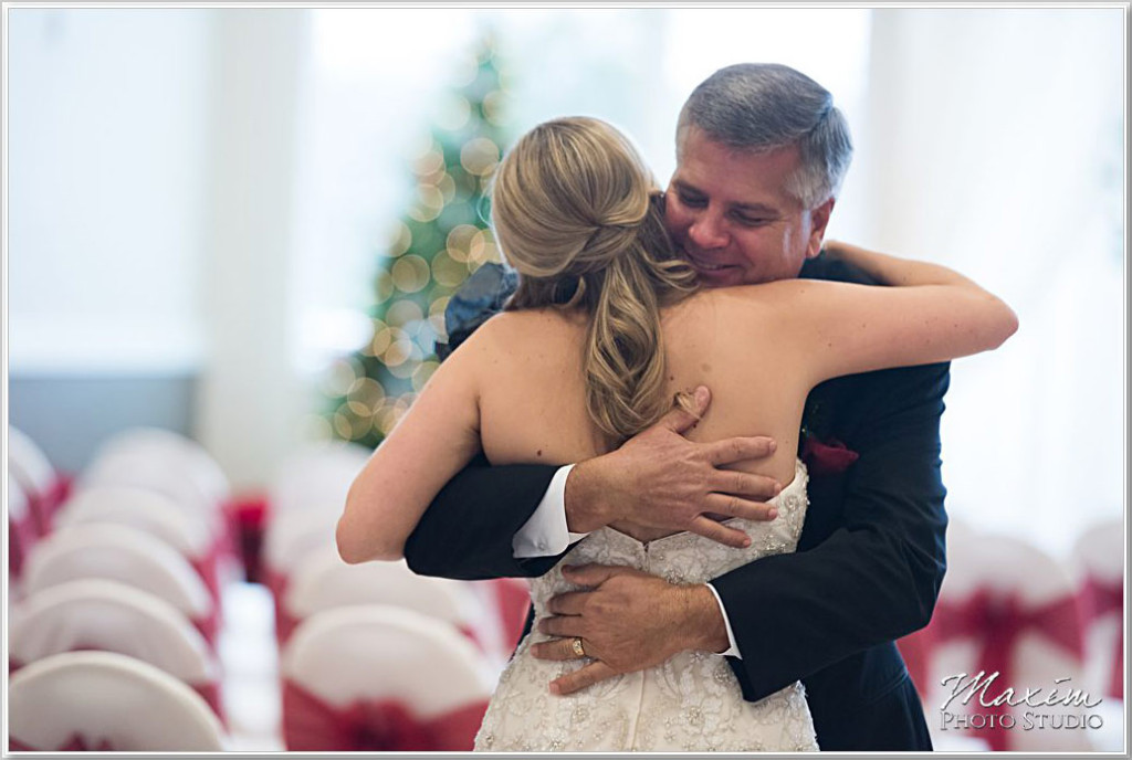 Cooper Creek Event Center Wedding Bride Dad