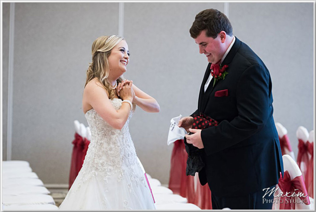 Cooper Creek Event Center Wedding First Look