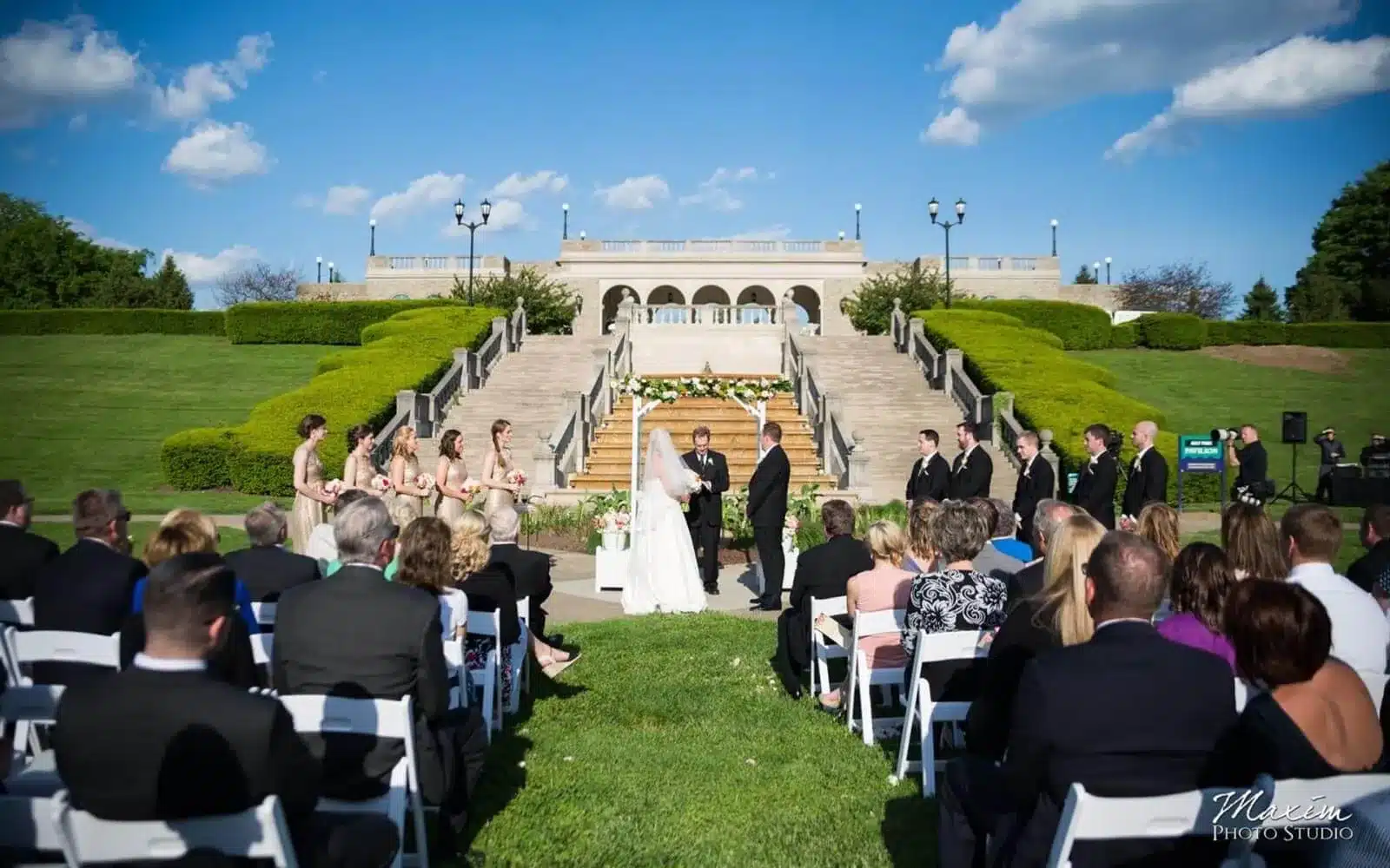 Ault Park Pavilion Wedding Ceremony