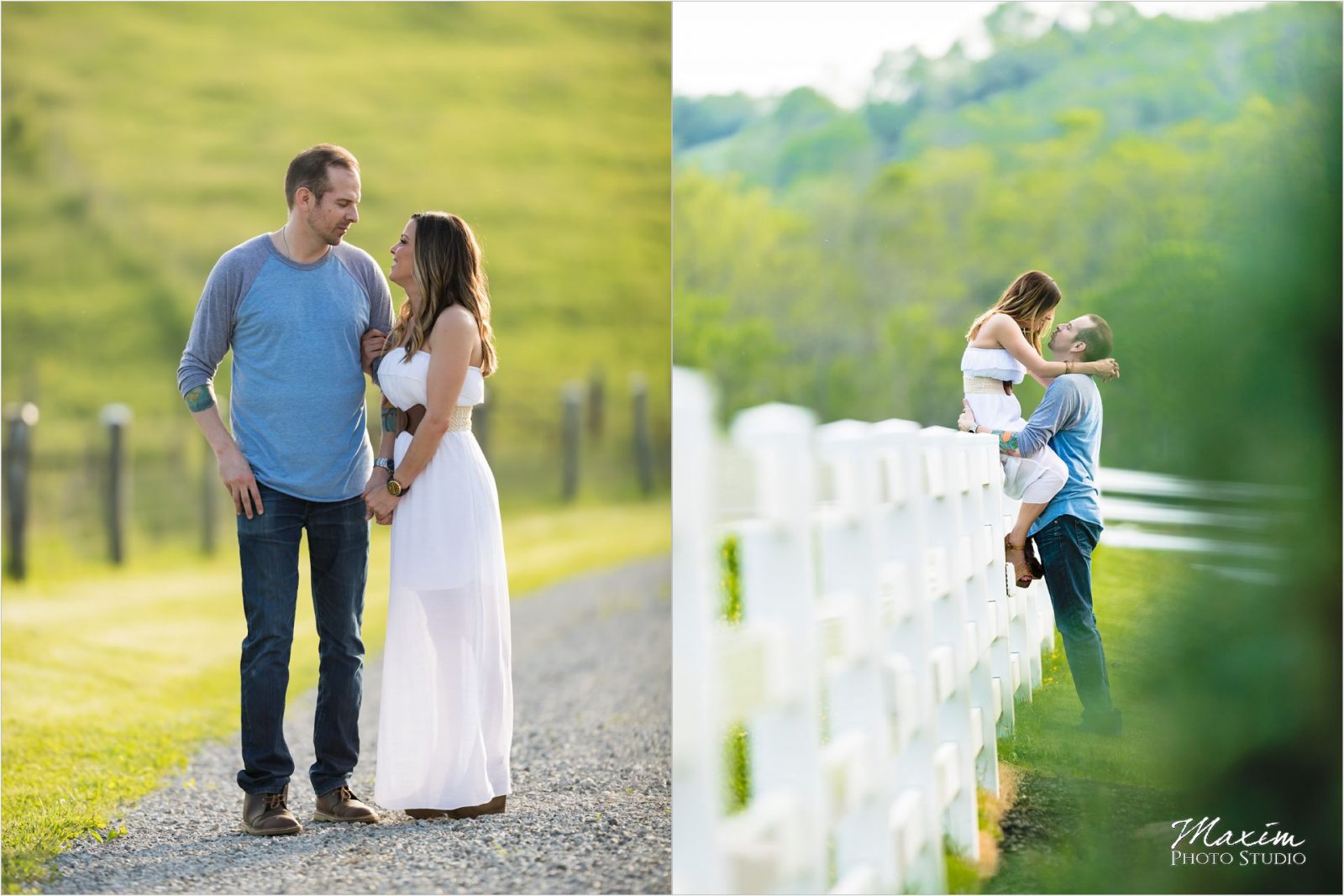 Cincinnati Wedding Photographers Kentucky Farm Engagement