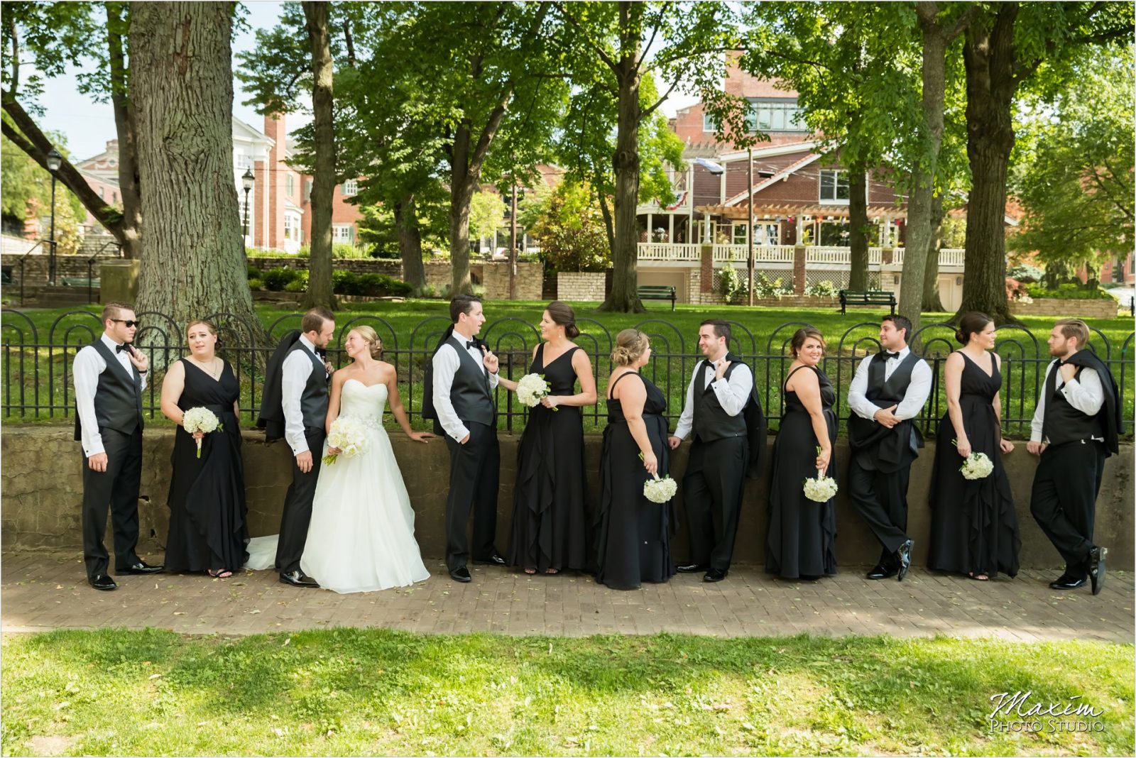 George Rogers Clark Park Covington Kentucky Wedding Bridal Party pictures