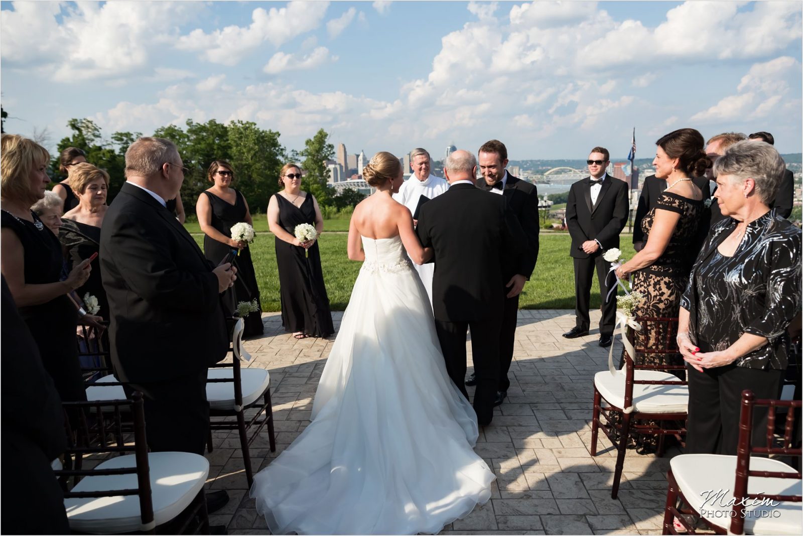 Drees Pavilion Covington Kentucky Wedding Ceremony