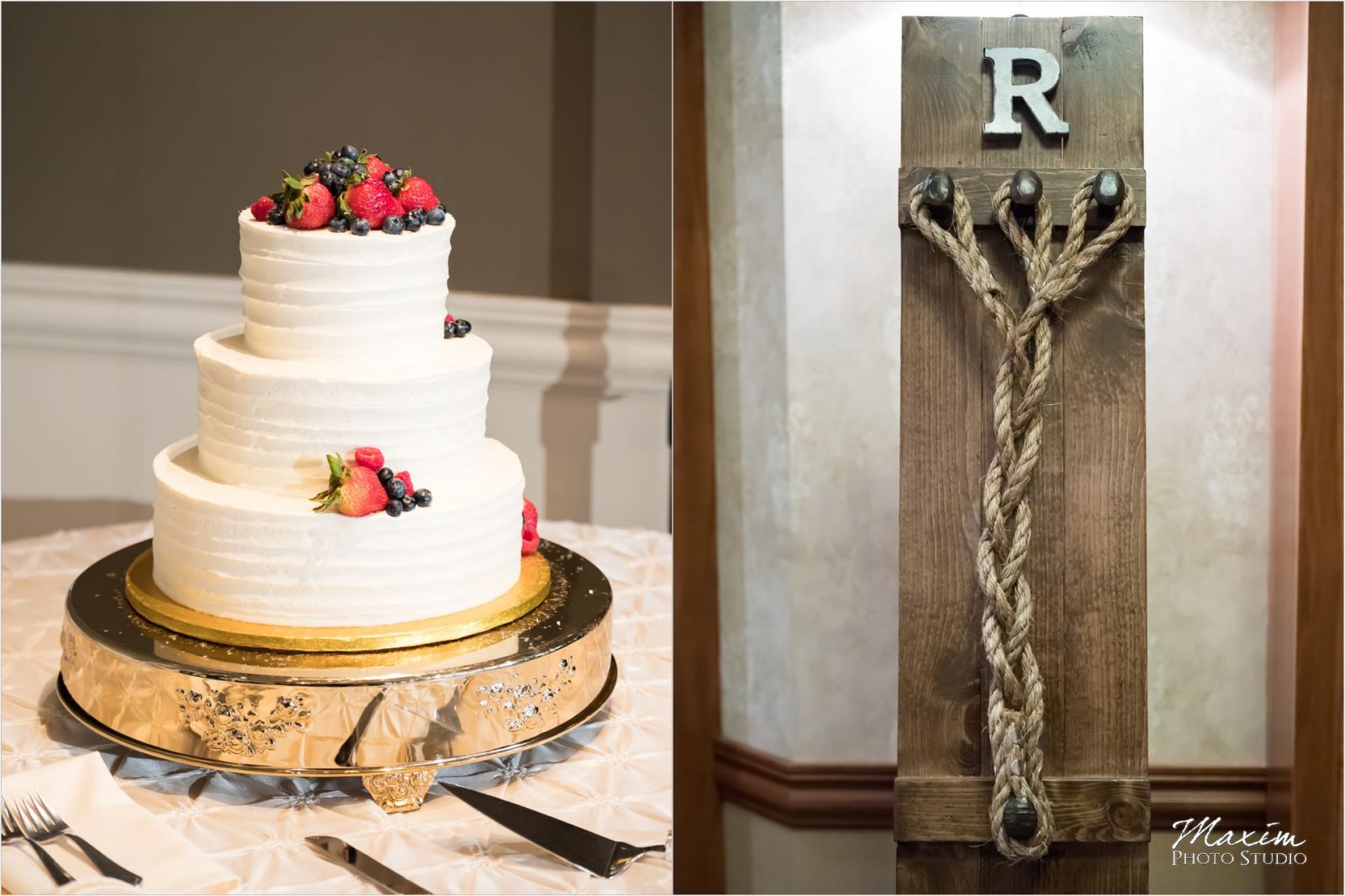 Drees Pavilion Covington Kentucky Wedding Reception Cake Cutting