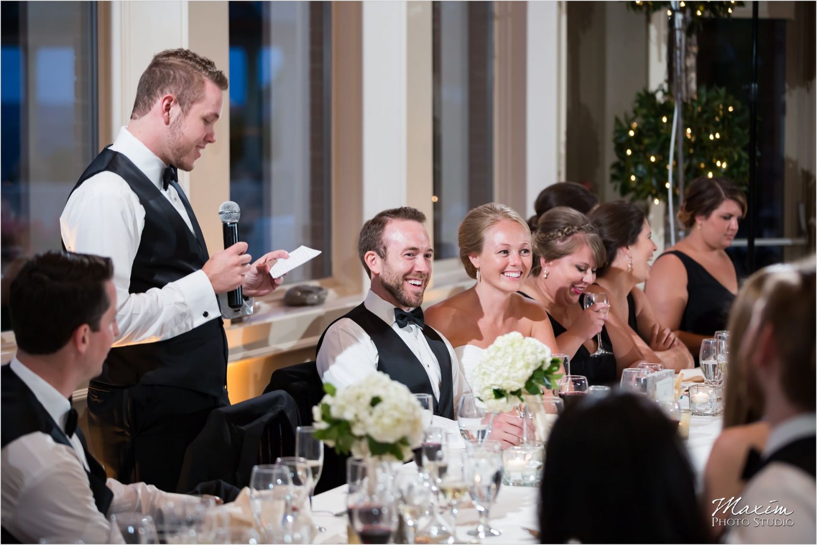 Drees Pavilion Covington Kentucky Wedding Reception Toasts