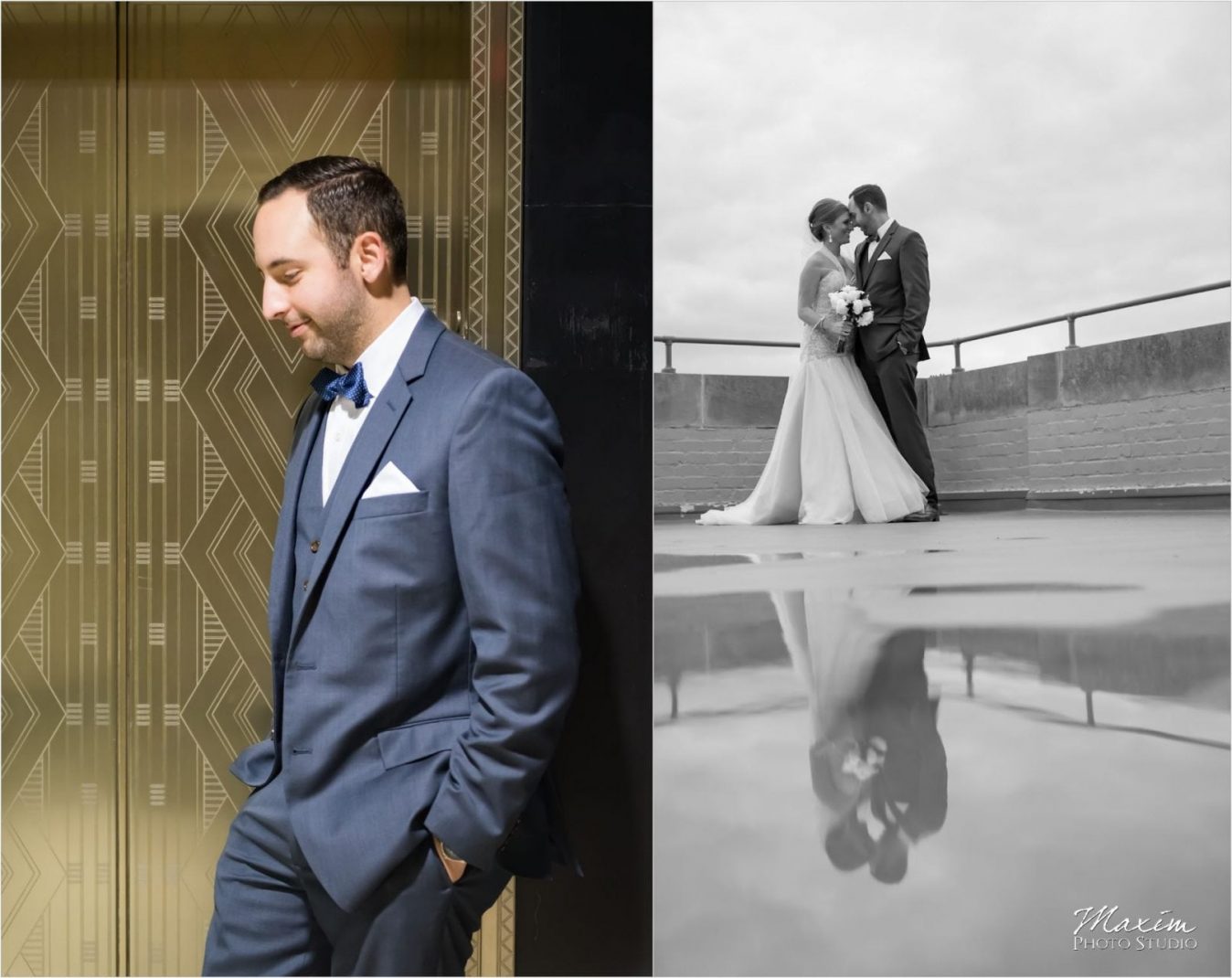 Cincinnati Wedding Photographers Hilton Netherland Plaza Carew Tower