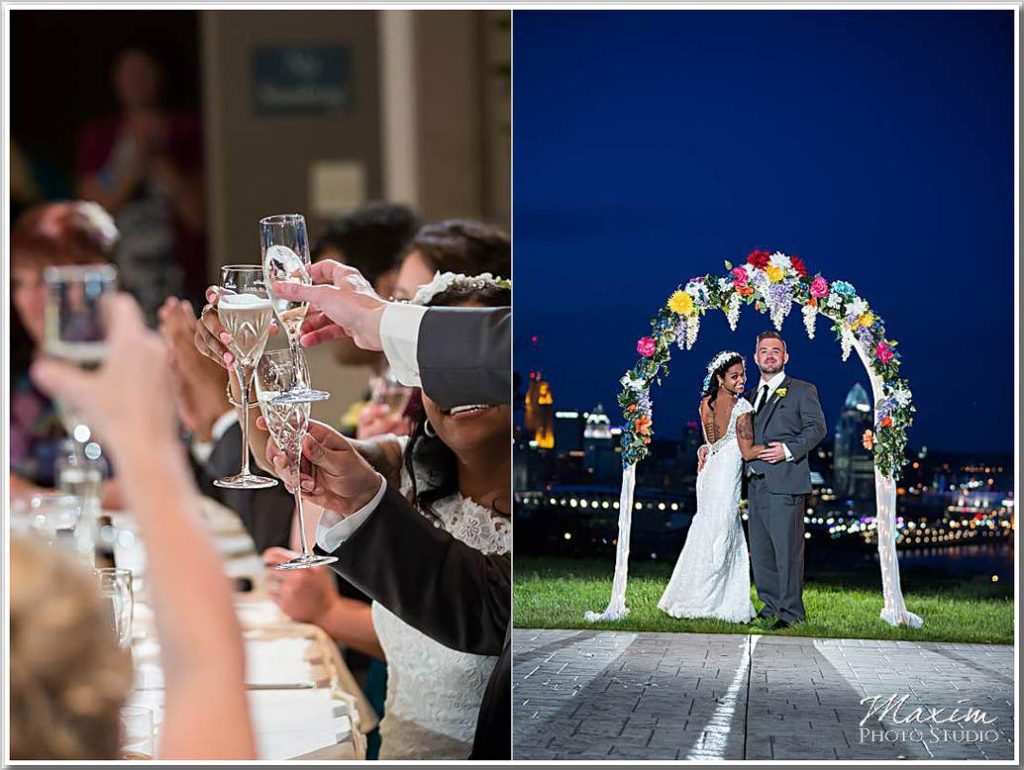 Drees Pavilion Wedding reception toasts
