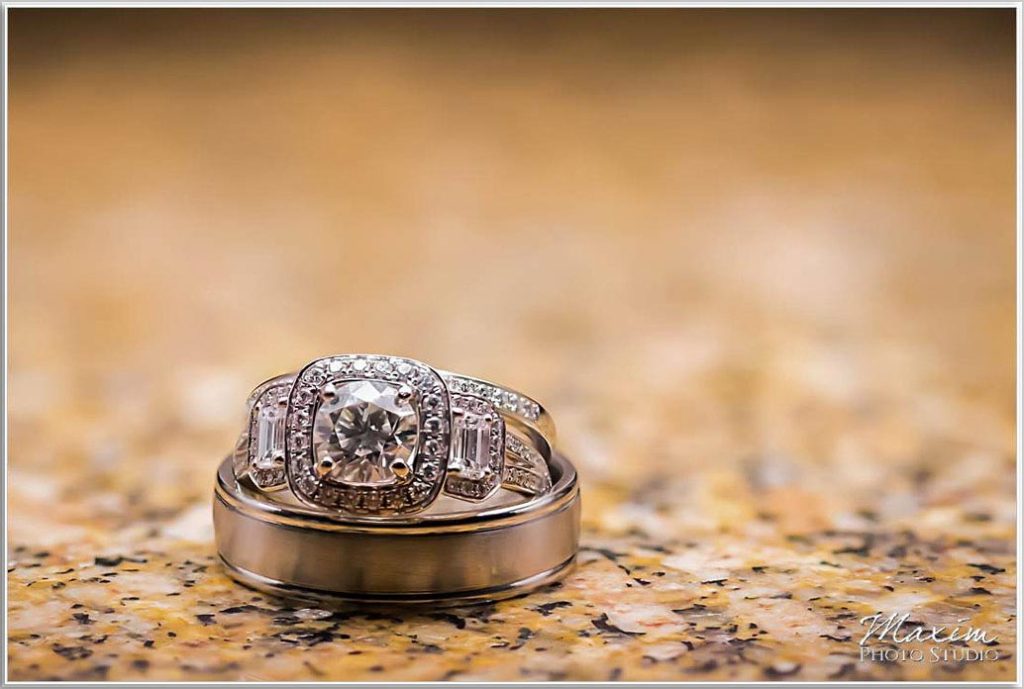 Four Bridges Country Club Wedding rings