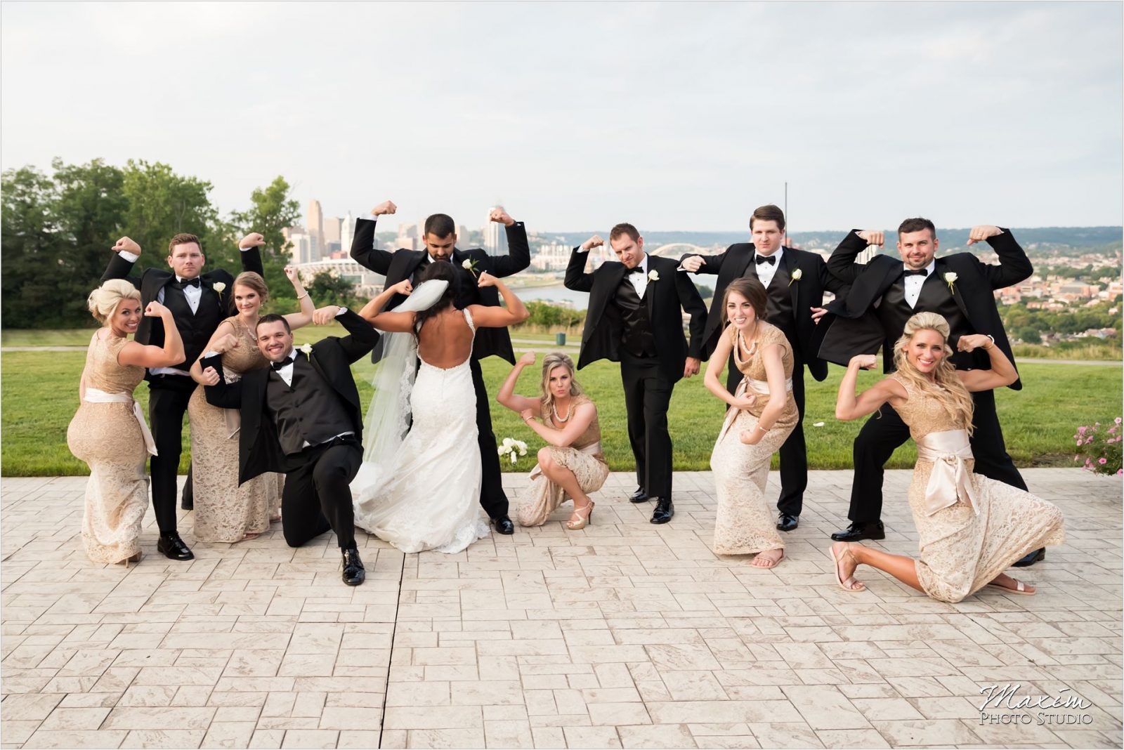 Drees Pavilion Covington Kentucky Wedding Reception Portraits