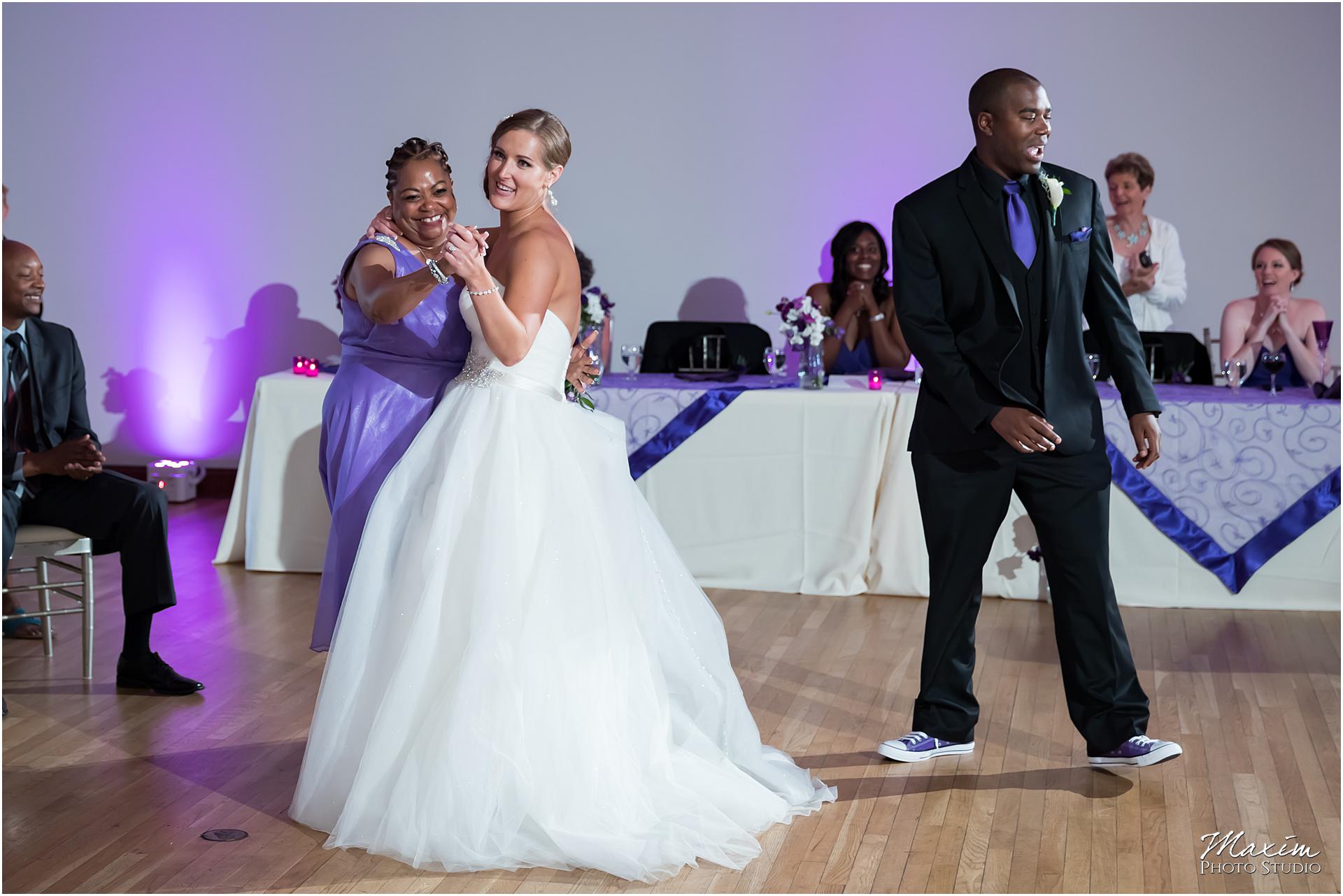 The Center Cincinnati Wedding Reception mother son dance