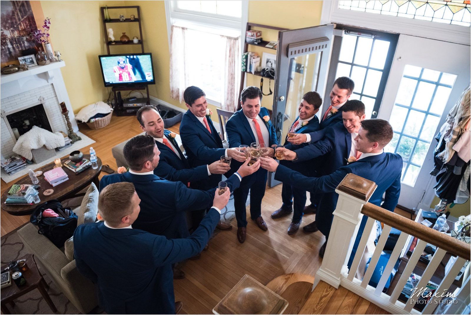 Newport Syndicate Cincinnati Wedding Groomsmen