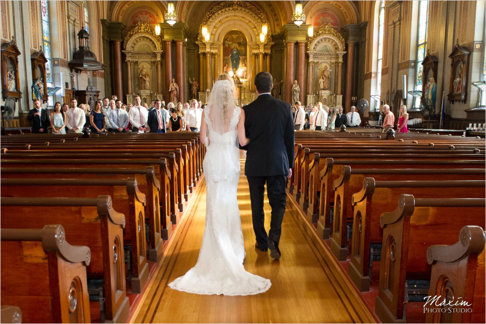 Old St. Mary's Church Cincinnati Wedding Ceremony