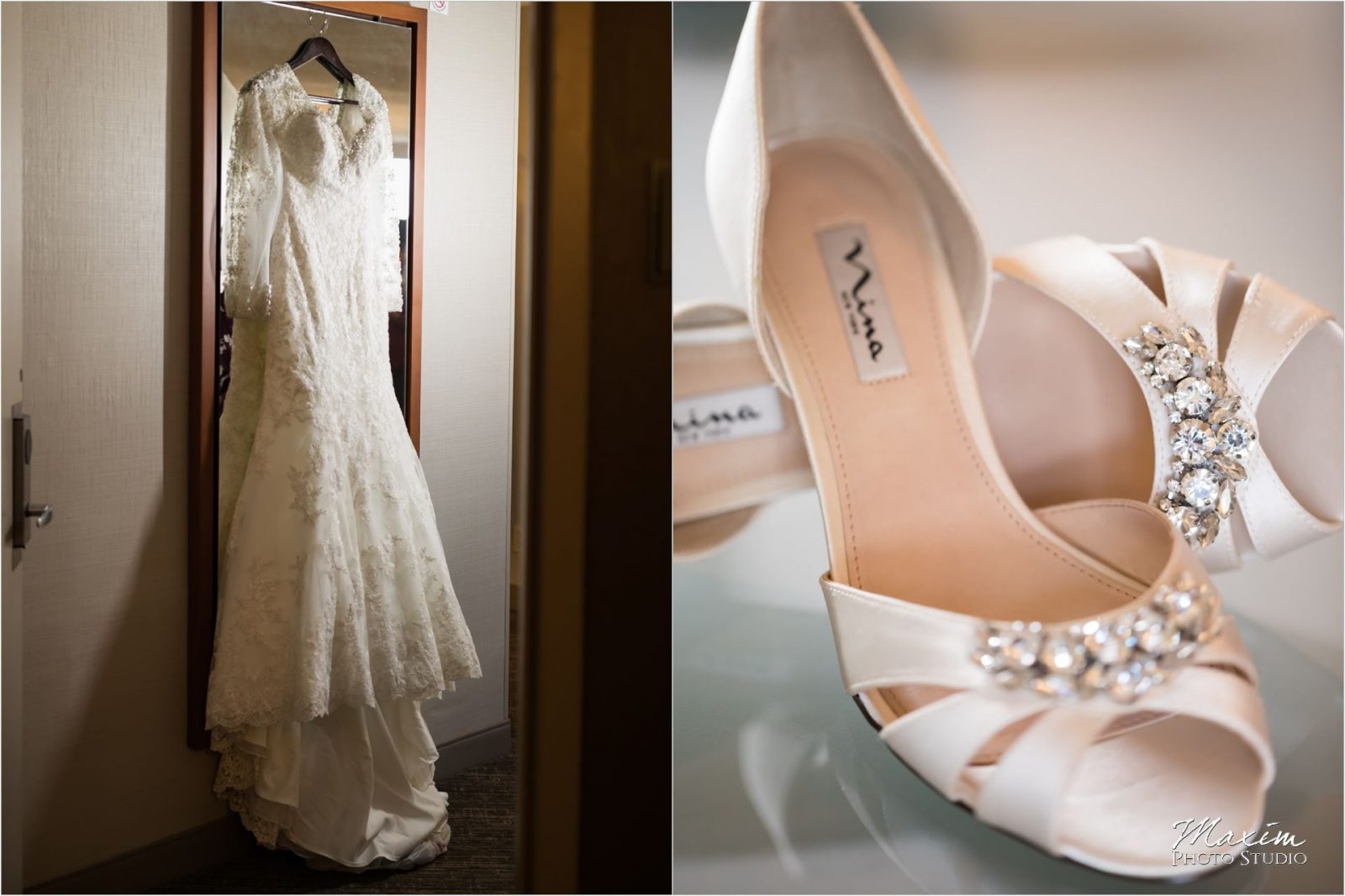 Cincinnati Wedding Photographers Art Museum Westin bride groom preparations