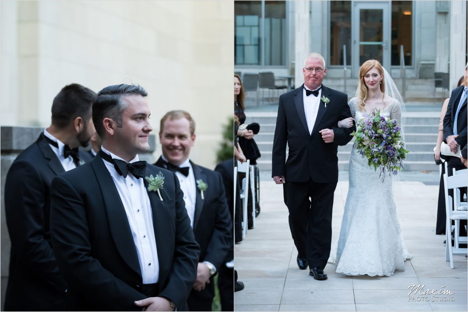 Cincinnati Wedding Photographers Art Museum ceremony