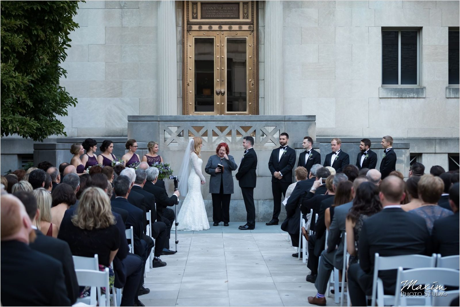 Cincinnati Wedding Photographers Art Museum ceremony