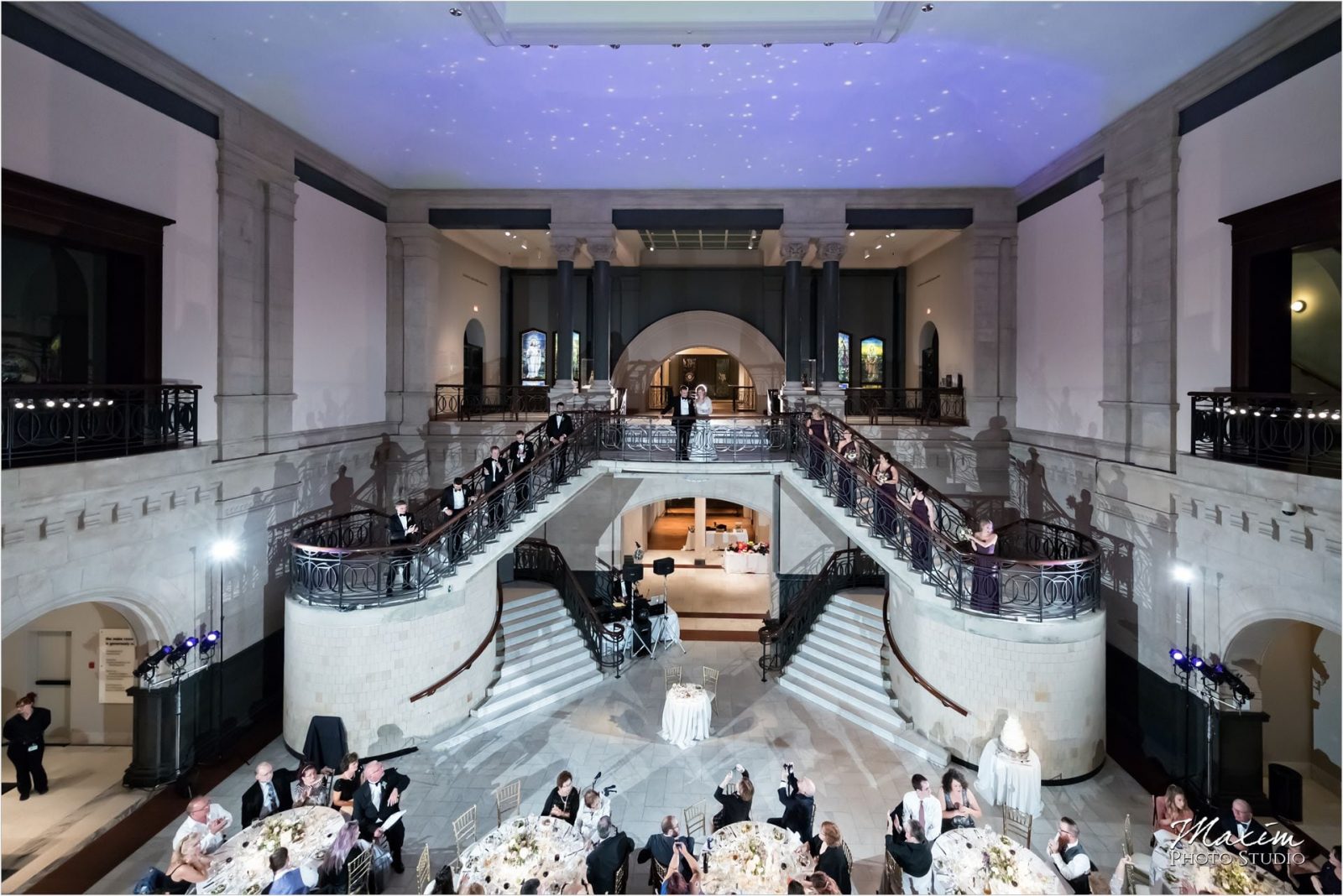 Cincinnati Wedding Photographers Art Museum reception