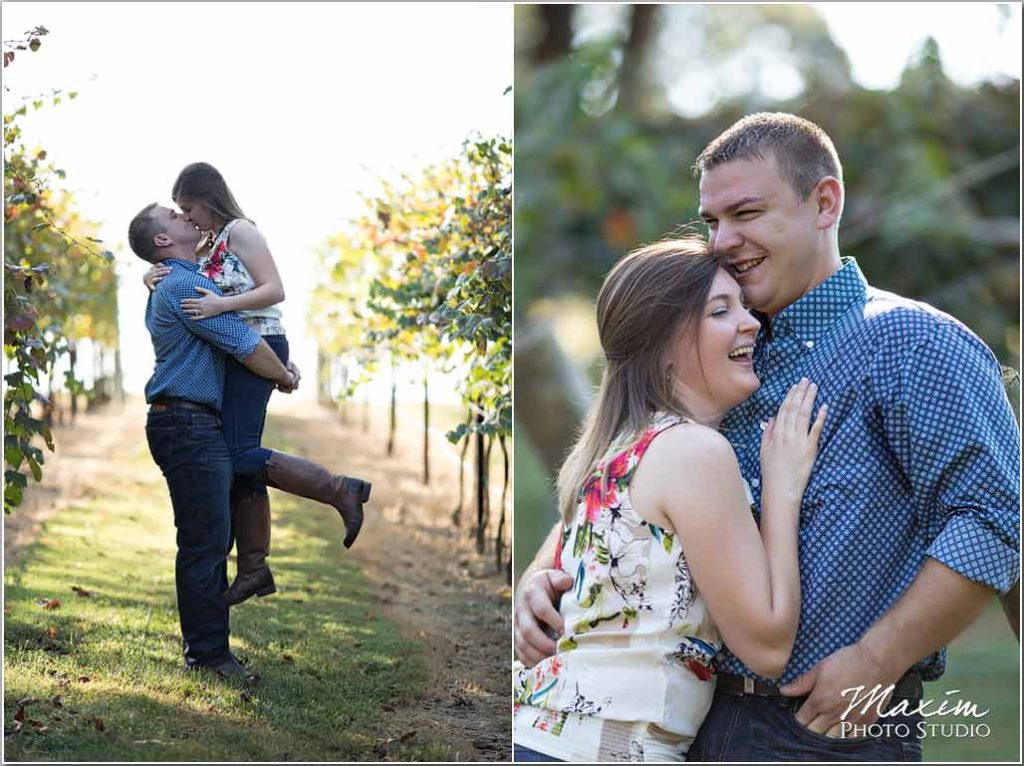 Monteluce Winery Dahlonega Georgia Engagement