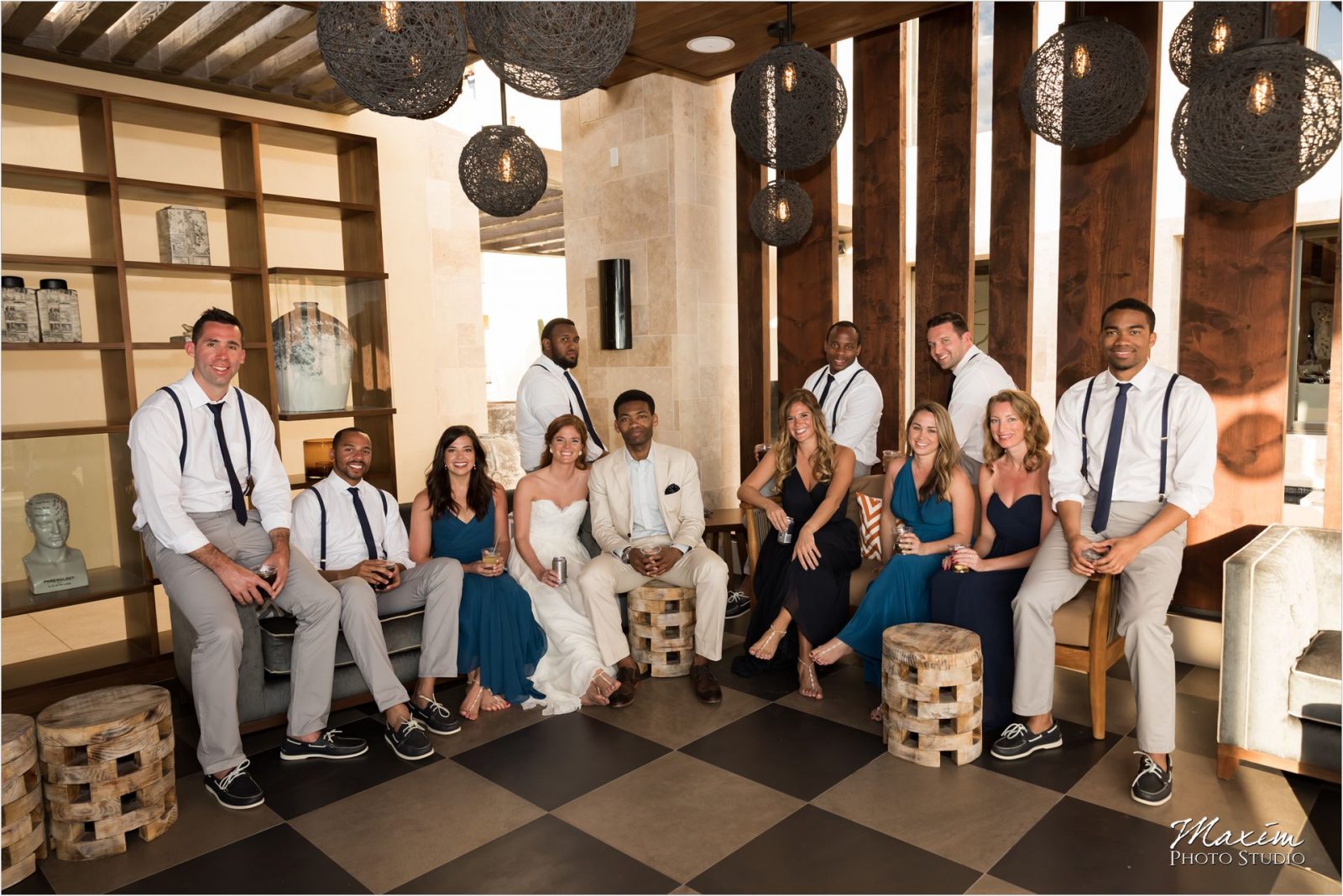 Pueblo Bonito Cabo Mexico Destination Wedding Portraits Bridal Party