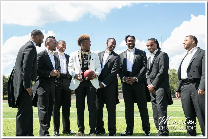 NFL wedding groom pictures