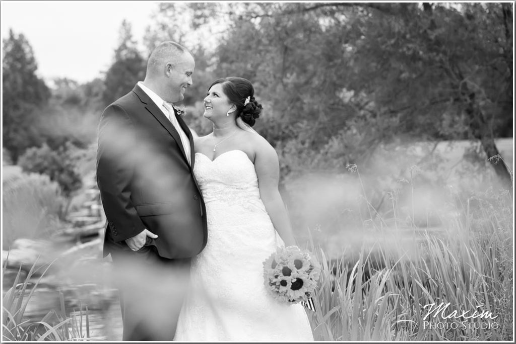 Cox Arboretum Bridge Wedding Picture