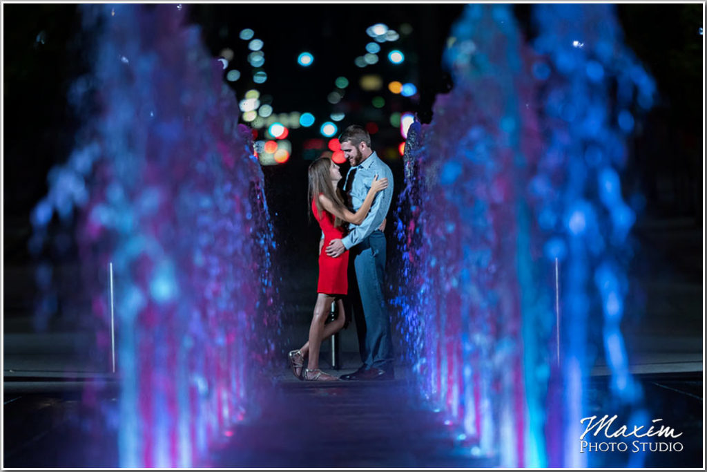 Smale Riverfront fountain engagement