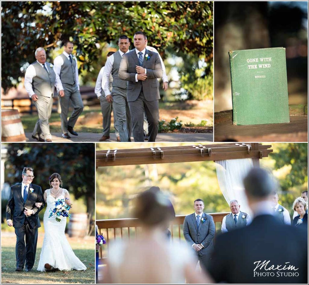 White Oaks Georgia destination wedding ceremony