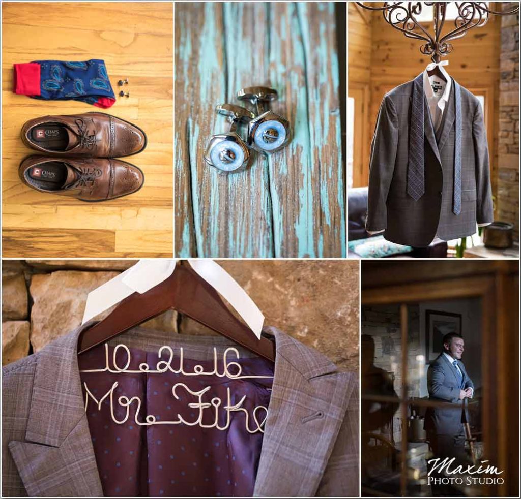 White Oaks Georgia destination wedding groom prep