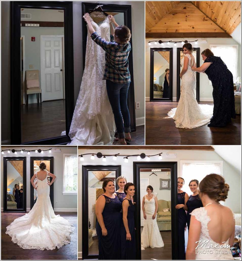 White Oaks Georgia destination wedding dress