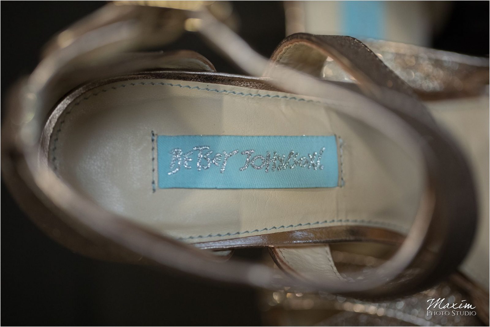 Phoenix Cincinnati Wedding bride Betsy Johnson shoes