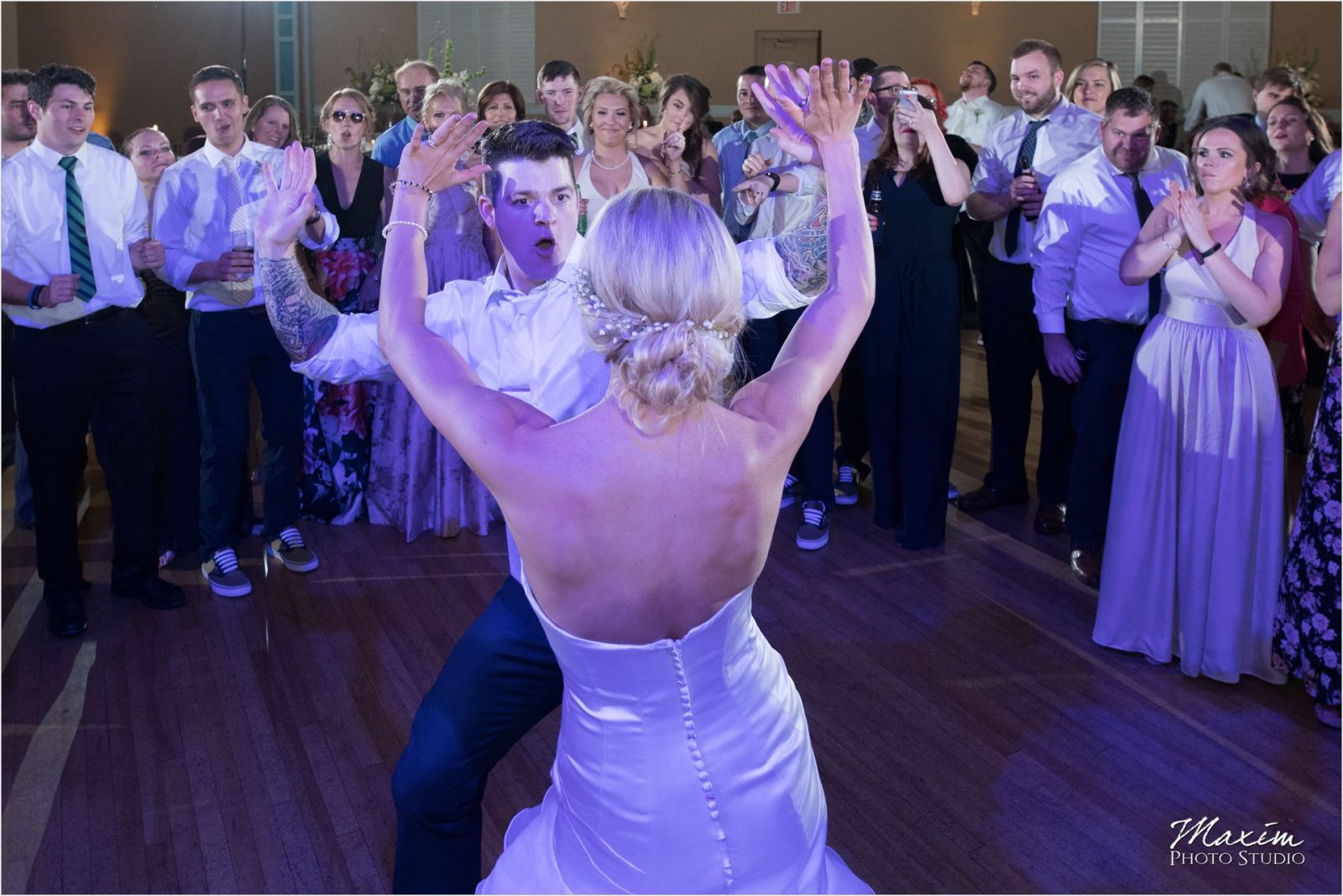The Phoenix Cincinnati Wedding Reception Party Dance
