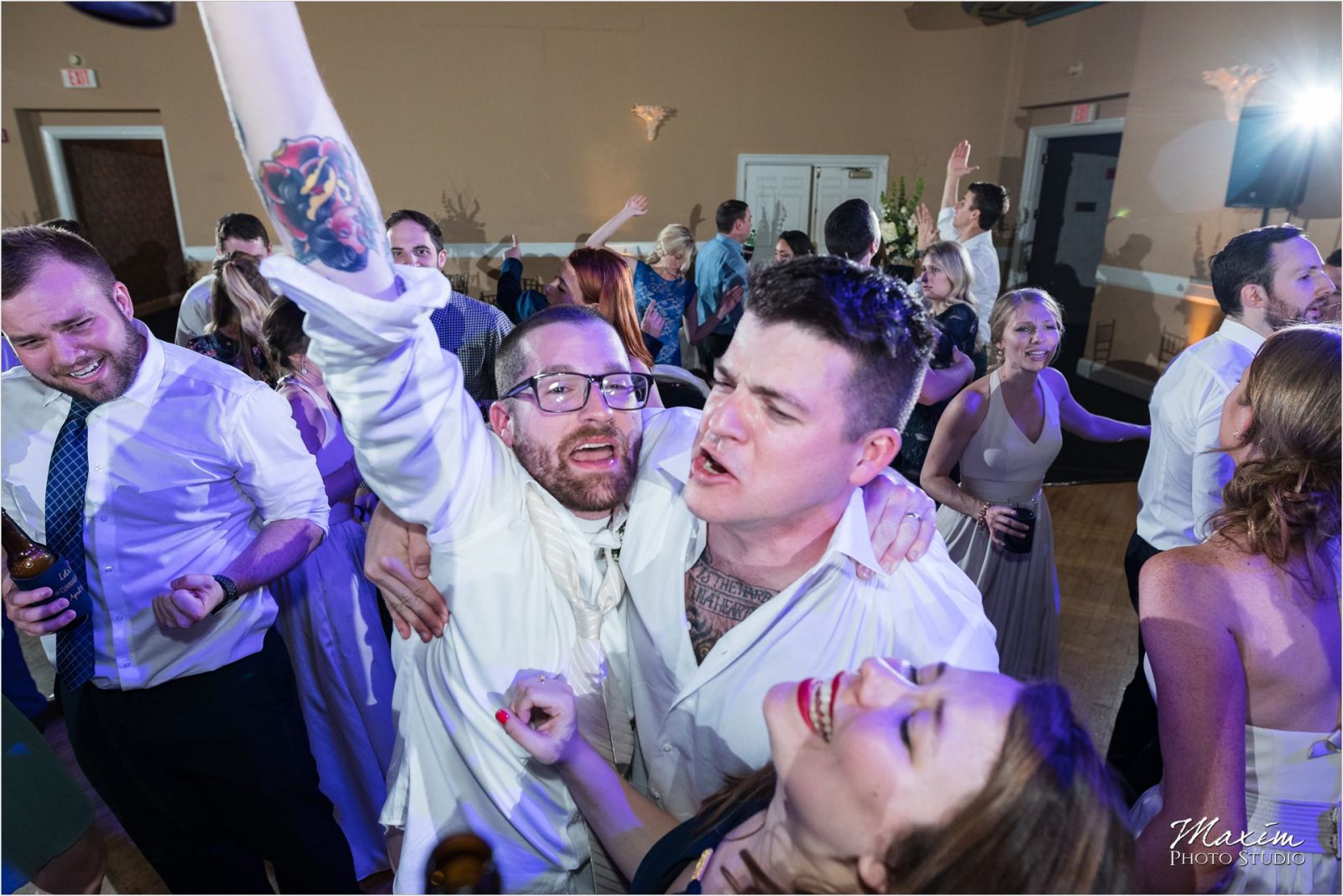 The Phoenix Cincinnati Wedding Reception Party Dance