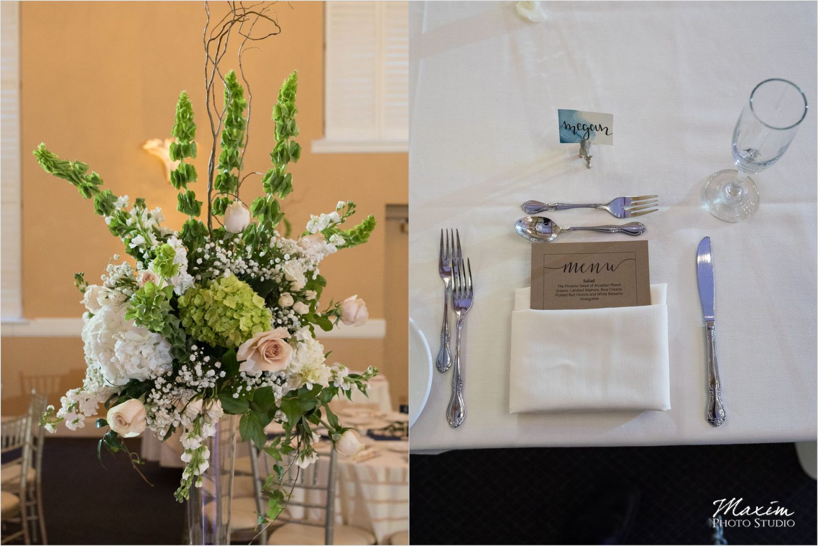 The Phoenix Cincinnati Wedding Reception Details