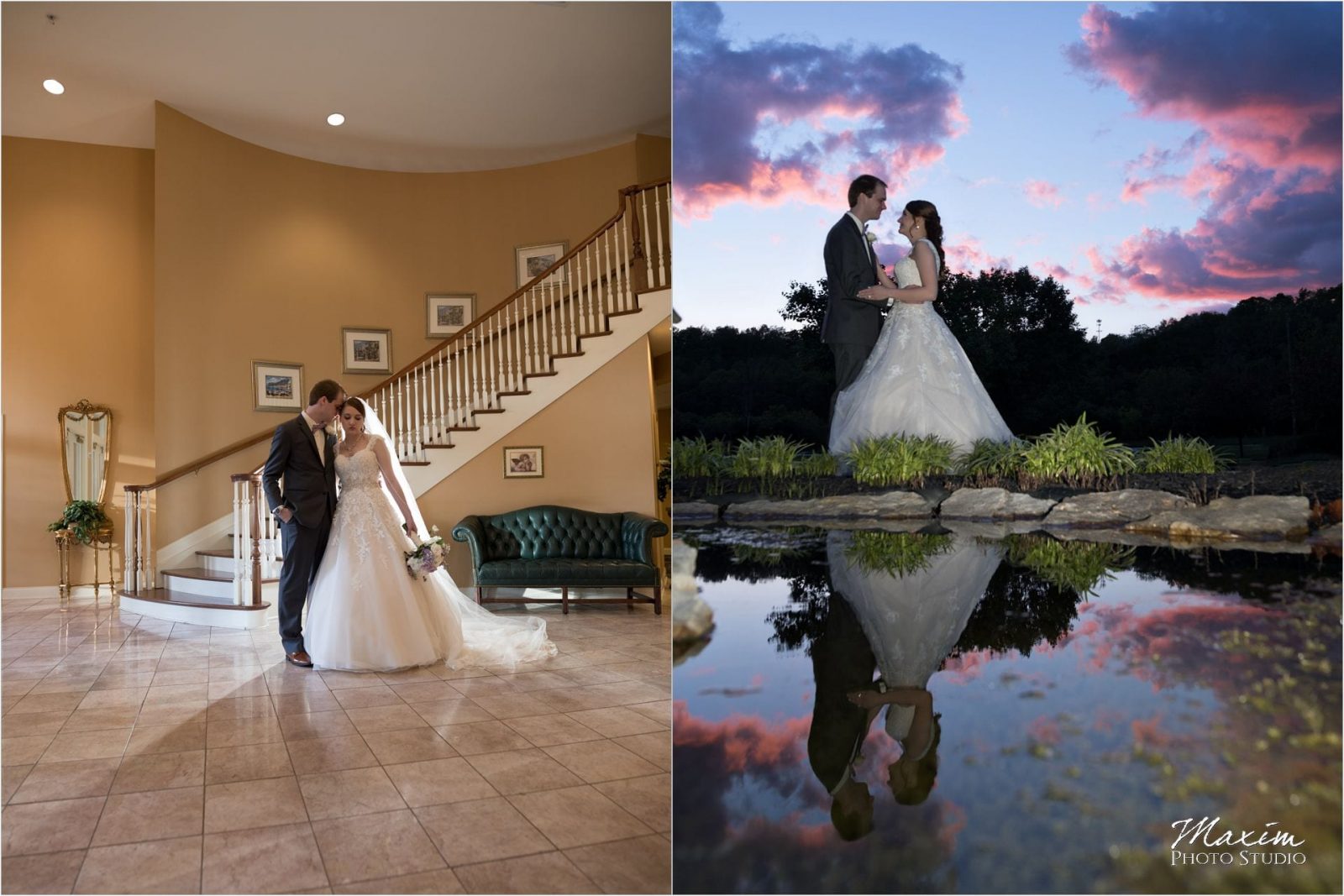 Norlyn Manor, Bride Groom, Sunset wedding, Cincinnati Wedding Photography