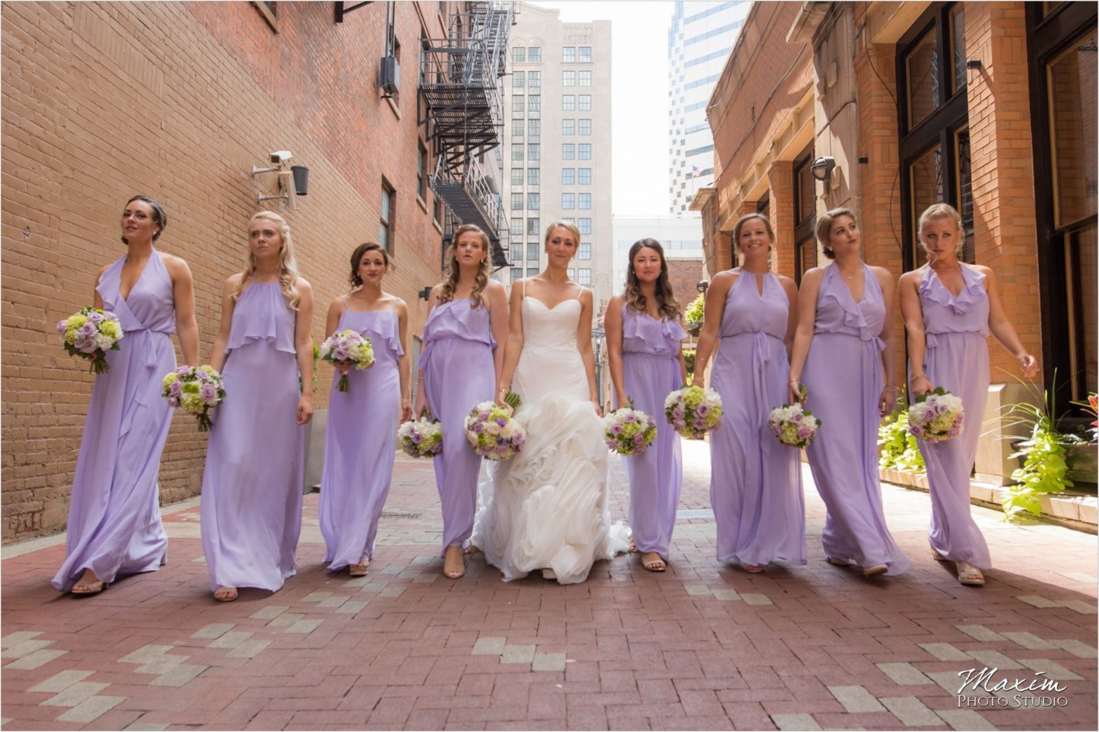 Cincinnati Nicholson Alley Bridesmaids pictures