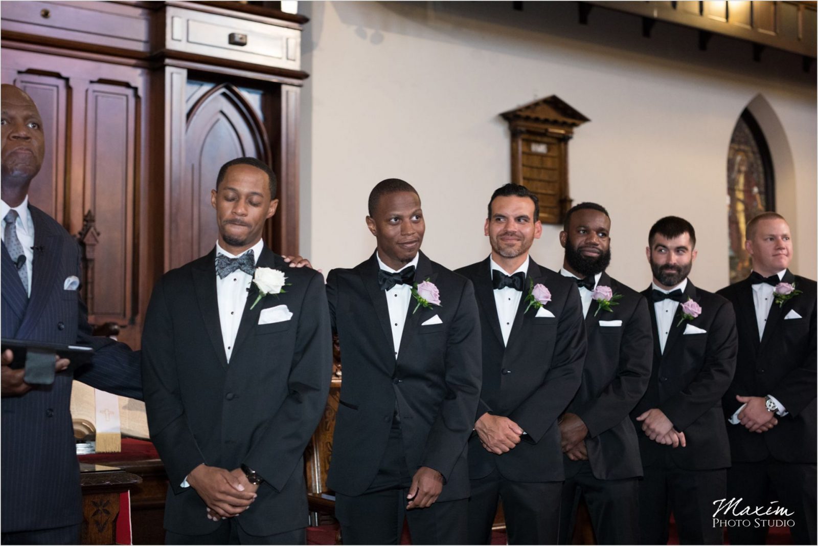 Covenant First Presbyterian Church Wedding Ceremony Groom