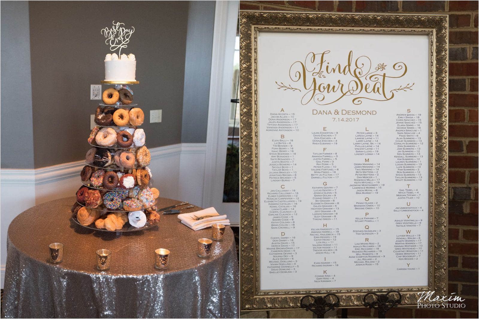 Holtman's Donuts Drees Pavilion Wedding Cake
