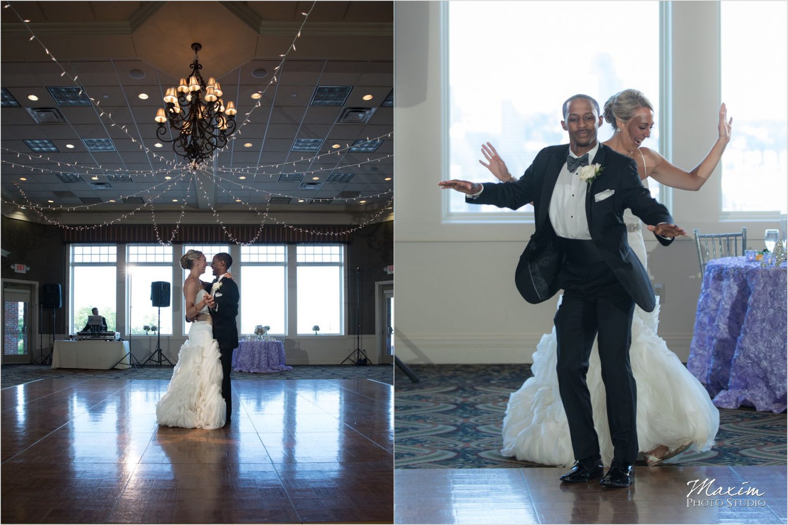 Cincinnati Wedding Photographers Drees Pavilion Wedding Reception first dance