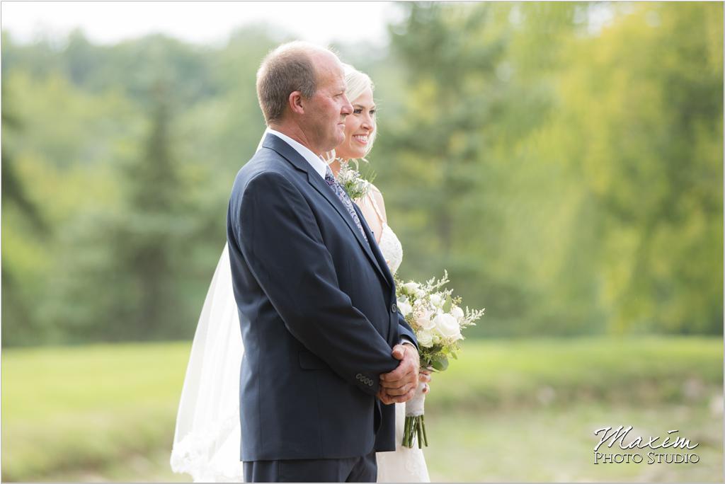 Ohio horse farm wedding ceremony