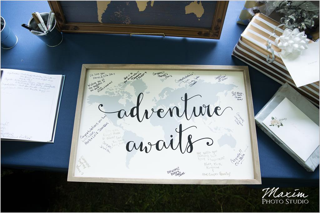 Ohio Horse farm Adventure awaits wedding sign