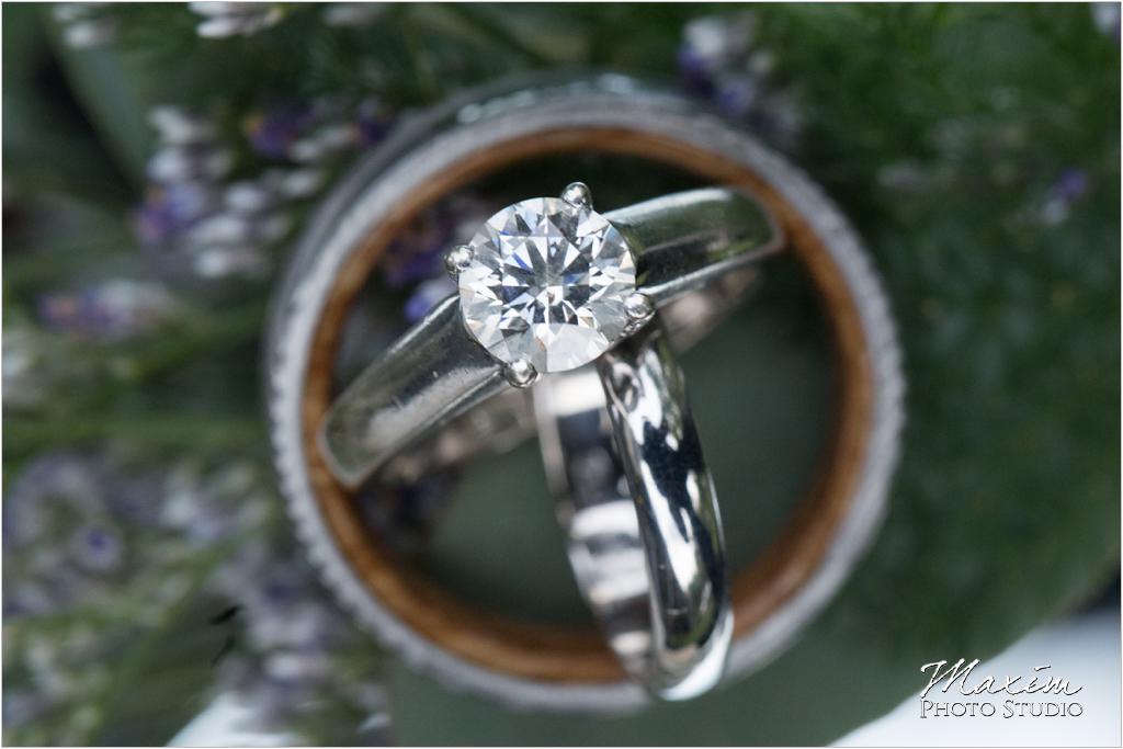 Ohio horse farm wedding rings